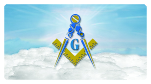 DSC700 370 BL Masonic Lodge Clouds Blue